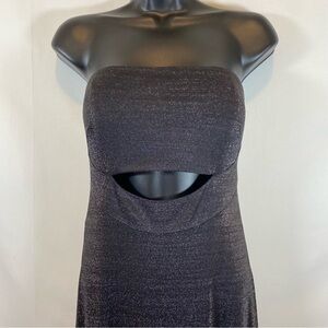 Calvin Klein Shimmering Black Strapless Dress